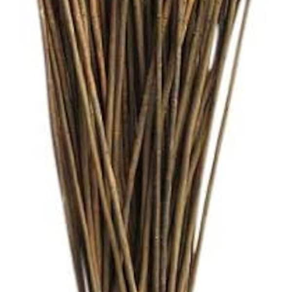 Dry natural willow sticks