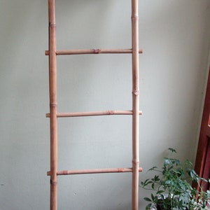 Bamboo Ladder Rack - Etsy