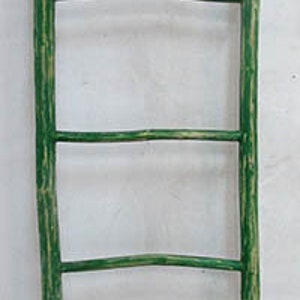 Log Ladder Rack Teak Log Wood Ladder Rack - Etsy