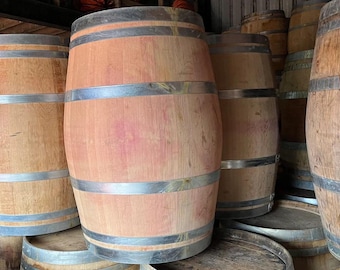 Reclaimed Oak Wood Wine Barrel