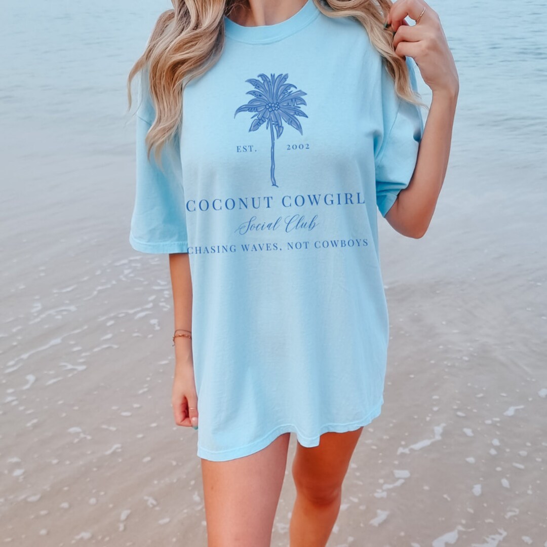 Coconut Girl Shirt Social Club Shirt Coast Cowgirl Shirt Beach Cowgirl ...