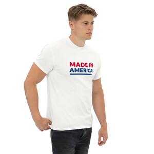 Made in America t-shirt, USA t-shirt, Fourth of July shirt, USA shirt, Made in America shirt, Unisex classic tee