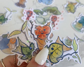 9 OPTIONS! Zelda BOTW / TOTK Inspired Korok Stickers | Nerd / Geek / Video Game Laptop, Journal, Water Bottle Decoration | Zelda Gift Idea