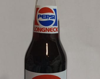 Richard Petty "First Winston Cup Race" collectible Pepsi Longneck bottle