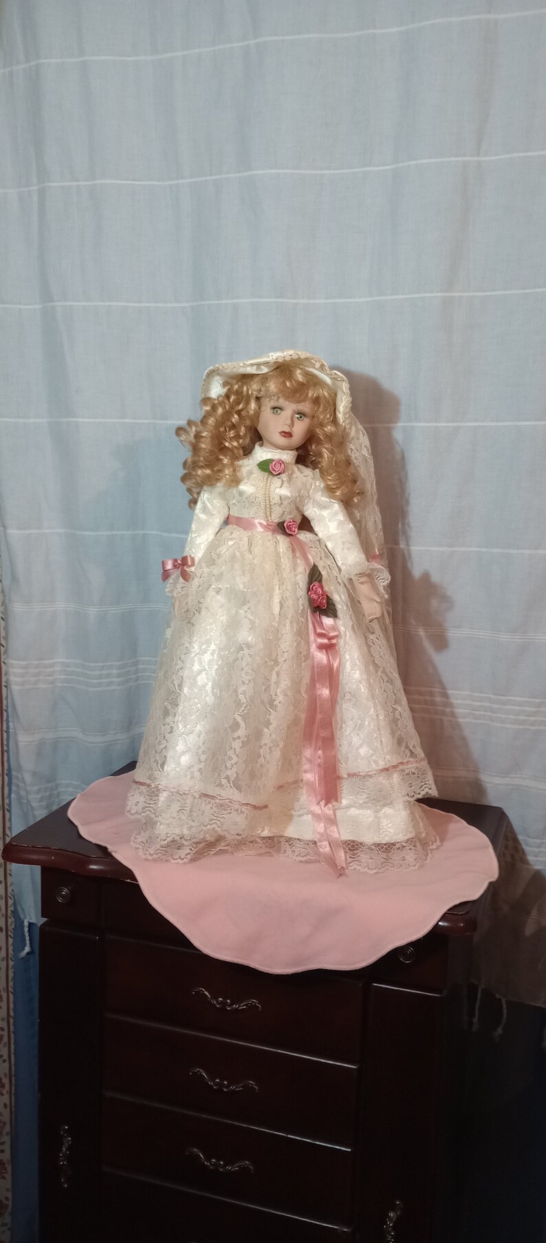 Victorian Porcelain Wedding Doll Etsy