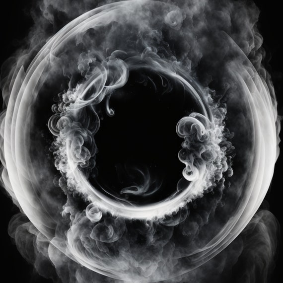Led Smoke Rings Black And White Smoke Rings