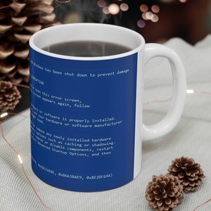 BSOD Blue Screen of Death Coffee Mug