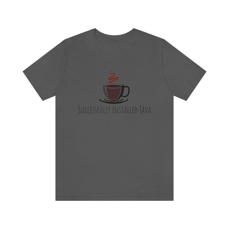 Lustiges IT Shirt - Coffee Java Install - Erfolgreich installiert Java Bild 5