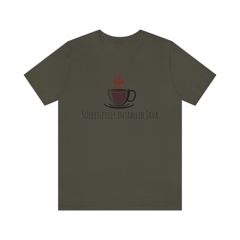 Lustiges IT Shirt - Coffee Java Install - Erfolgreich installiert Java Bild 4
