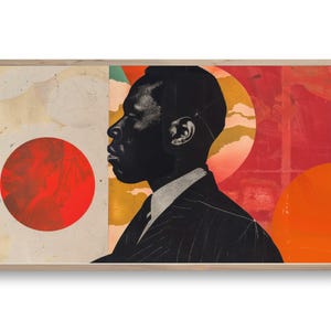 Samsung Frame TV Art | Afro-Pop Art, Vibrant Portrait, African Culture | DIGITAL Download Painting | Colorful Portrait
