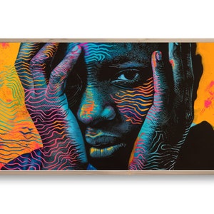 Vivid Reflections | Samsung Frame TV Art | Beautiful African Portrait | Digital Download