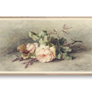 Samsung Frame TV | Vintage Still Life Flowers Wall Art | Classic Historical Art | Downloadable Art | Digital Painting | Antique Art