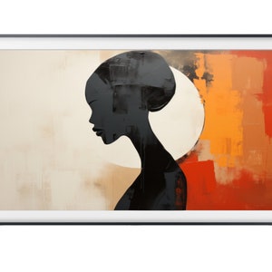Samsung Frame TV Art | Abstract Vibrant African Art | DIGITAL Download Painting | Portrait