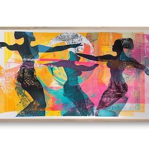 Samsung Frame TV Art | Colorful African Dance Art | DIGITAL Download Painting | Portrait