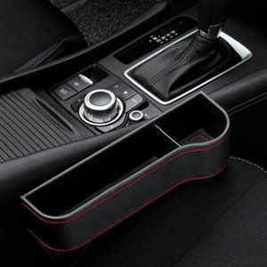 PU Leather Car Seat Slot Storage Box Universal Auto Driving Seat Gap Filler  Organizer Middle Stopper Padding Interior Decoration - AliExpress