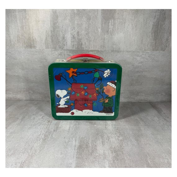 Hallmark A Charlie Brown Christmas Peanuts Tin Lunch Box Limited Edition QHM8819 View 6