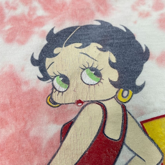 Vintage Betty Boop Shirt You Go Girl Tie Dye Pink… - image 8