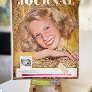 Revista Vintage | "Ladies Home Journal" agosto de 1951 | Anúncios antigos | Materiais para colagem e scrapbooking | Arte em papel | Recordações