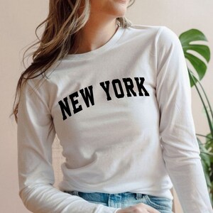 New York City Long Sleeve, New Yorker Shirt, New York Gift, New York Shirt, New York Tee, East Coast Shirt, New York Lover Gift Tee,City Tee