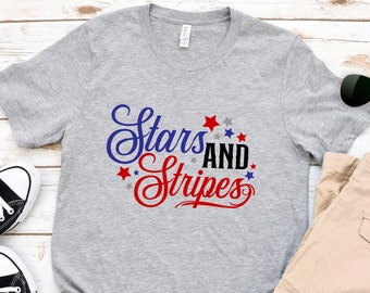 4th of July Shirt, Starr and Stripes Shirt, Freedom Shirt, Fourth Of July Shirt, Patriotic Shirt, Independence Day Shirts, Patriotic Tee