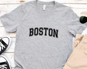 Boston Shirt, Boston City Shirt,State Tee,Capital City Name Shirt,Capital Boston Gift Shirt,Boston Lover Shirt,Boston Trip Tee,Gift Shirt