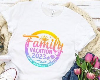 Family Vacation 2023 Shirt, Making Memories Together Shirt,2023 Family Cruise Shirts, Family Holiday Shirt, Summer Vacation , Family Shirt