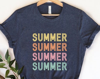 Retro Summer Shirt, Cute Summer Shirt, Hello Summer Tee, Vacation Shirt, Summer Trip Shirt, Vacay Mode Tee, Summer Lovers Shirt, Beach Shirt