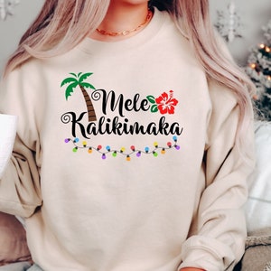 Mele Kalikimaka Sweater - Etsy