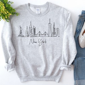 New York Sweatshirt, East Coast Sweater, New Yorker Sweatshirt, New York Lover Gifts For Women,New York City shirts, State Shirts for Women