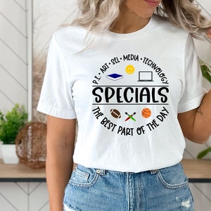 Specials Teacher Shirt, The Best Part Of The Day Shirt,Specials Team T-shirts,Specials Squad,Back To School Tee,Specials Teacher,School Gift