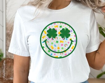 Lucky Charm Shirt, Shamrock Rainbow Shirt, St Patricks Day Shirt, Lucky T-Shirt, St Patty's Good Luck Shirt