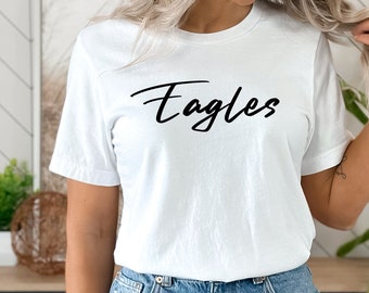 Team Mascot Shirt, Eagles Shirt, Team Shirt, Football Shirt, Eagles Spirit Shirt,Eagles Fan Shirt, School Shirt, School Spirit, Mascot Shirt
