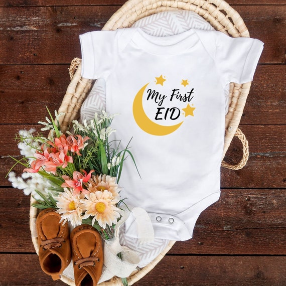 My First Eid Body Suit– Baby Ramadan Shirt – Unisex First Eid Mubarak Clothing
