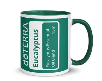 doTERRA Eukalyptus Tasse mit Farbe im Inneren