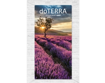 doTERRA Vertikal Banner Lavendel PNG