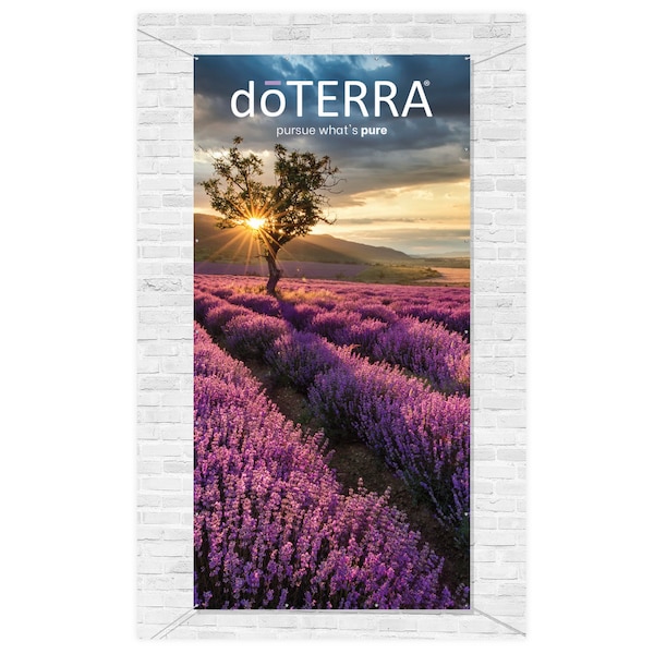 doTERRA verticale banner lavendel PNG