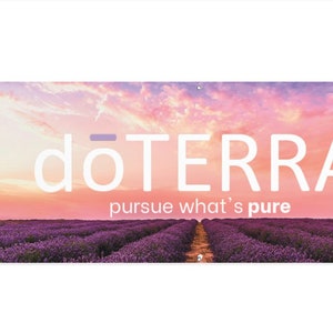 doTERRA Banner Sunset Lavender PDF Printable