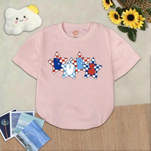 Boys 4th of July Romper, Bubs 4th of July baby Outfits, Patriotic Baby Clothes, Baby Girl Clothes, Preppy Patriotic baby shower gift