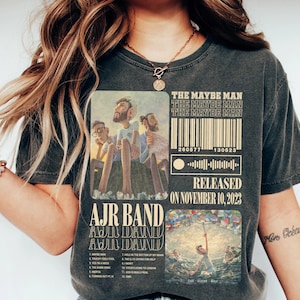 AJR The Maybe Man Tour 2024 T Shirt, AJR Band Concert Shirt, The Maybe Man Tour 2024 Shirt, AJR Fan Gift, Ajr Tour Shirt, Gift For Lovers