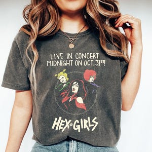 Retro Halloween The Hex Girls Rock Band Music T-Shirt, The Hex Girls Shirt, Women Shirt, Halloween Gift, Gift For Her, Girl Shirt
