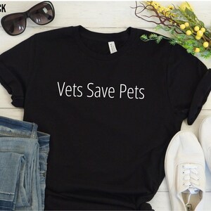 Dierenartsen redden huisdieren, schattig shirt dierenarts, T-shirt dierenvriend, cadeau toekomst dierenarts, grappig shirt dierenarts, T-shirt dierenarts, schoolshirt dierenarts
