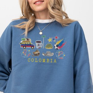 Colombia Sweatshirt,  Colombian sweater Gift, Gift for Colombian