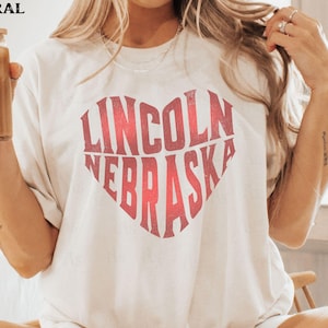 City shirt for Lincoln Nebraska, City shirt Nebraska T shirt, Lincoln Nebraska tshirt, Nebraska lover t-shirt city gift, I love Lincoln NE