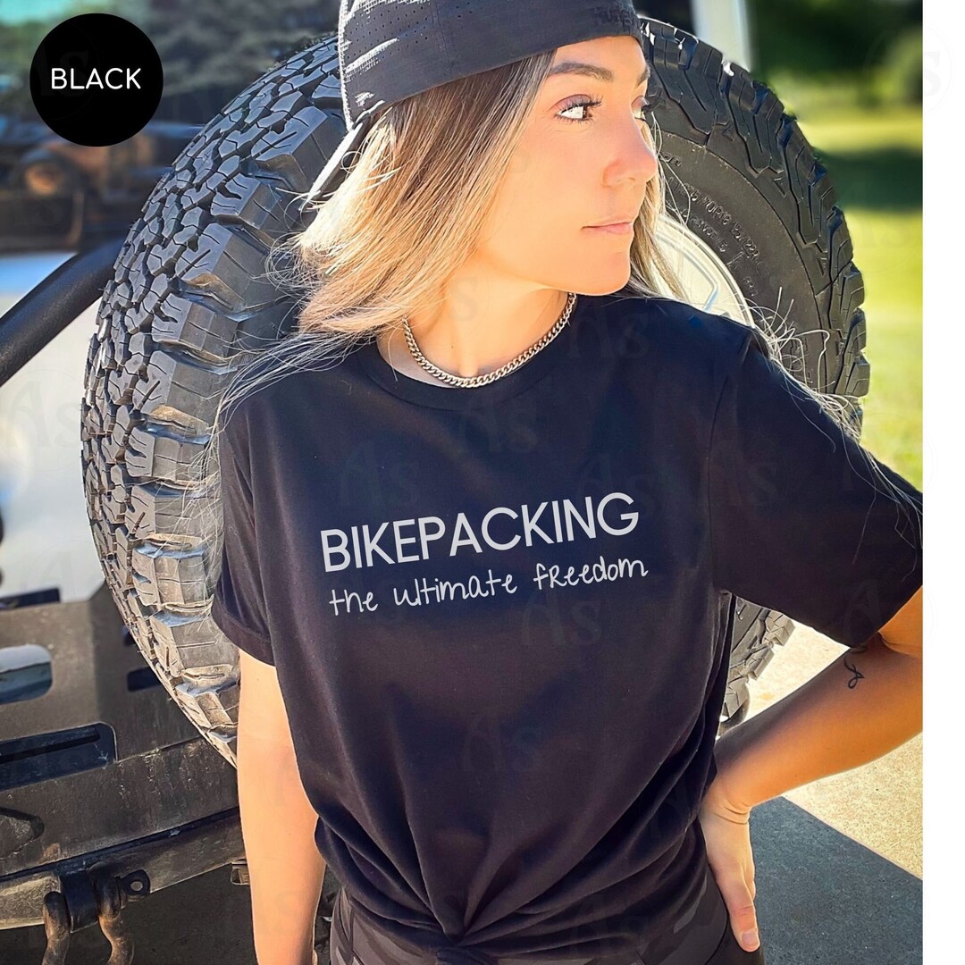 Bikepacking Shirt Gift Bikepacking Tshirt Outdoors Tshirt Etsy