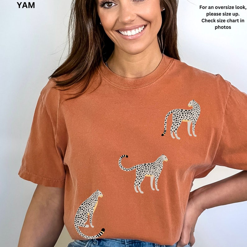 Vintage White Cheetahs Comfort Colors Shirt Tiger Tshirt Big Etsy