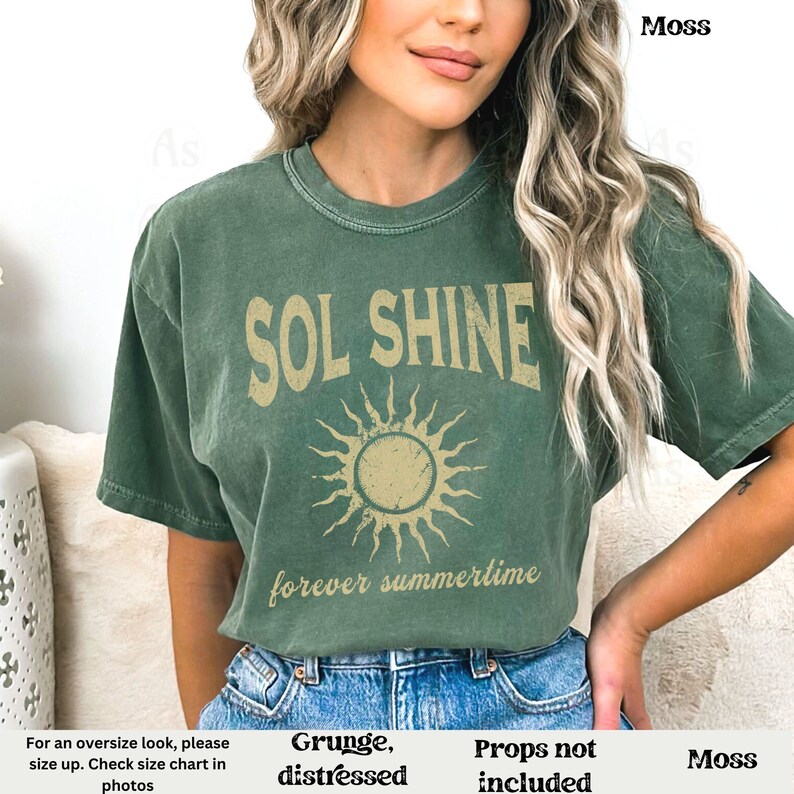 Retro Sun Shirt Women Gift, Sol Shine Summer Vacay T-shirt, Girls ...