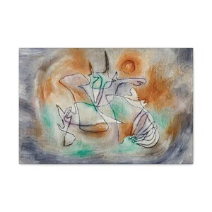 Canvas Wrap 24&quot;x16&quot;   Howling Dog (1928) by Paul Klee.