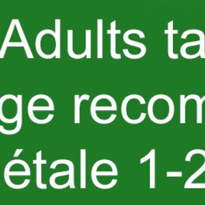 Puede incluir: Dosis recomendada: Los adultos toman 1 c&aacute;psula vegetariana 1-2 veces al d&iacute;a. / Dosage recommand&eacute;: Adultes prennent 1 capsule v&eacute;g&eacute;tale 1-2 fois par jour.