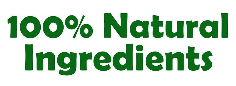 K&ouml;nnte beinhalten: Gr&uuml;ner Text auf wei&szlig;em Hintergrund mit der Aufschrift "100% Nat&uuml;rliche Zutaten".