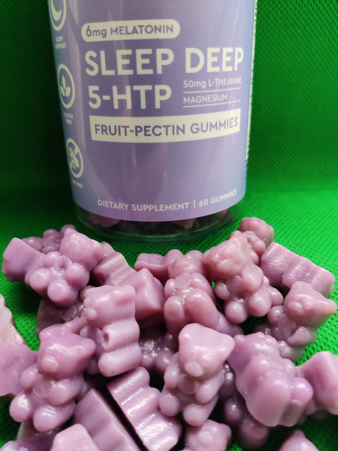 SLEEP DEEP 5-HTP, Melatonin, L-theanine, Magnesium, Lemon Balm, Blue ...